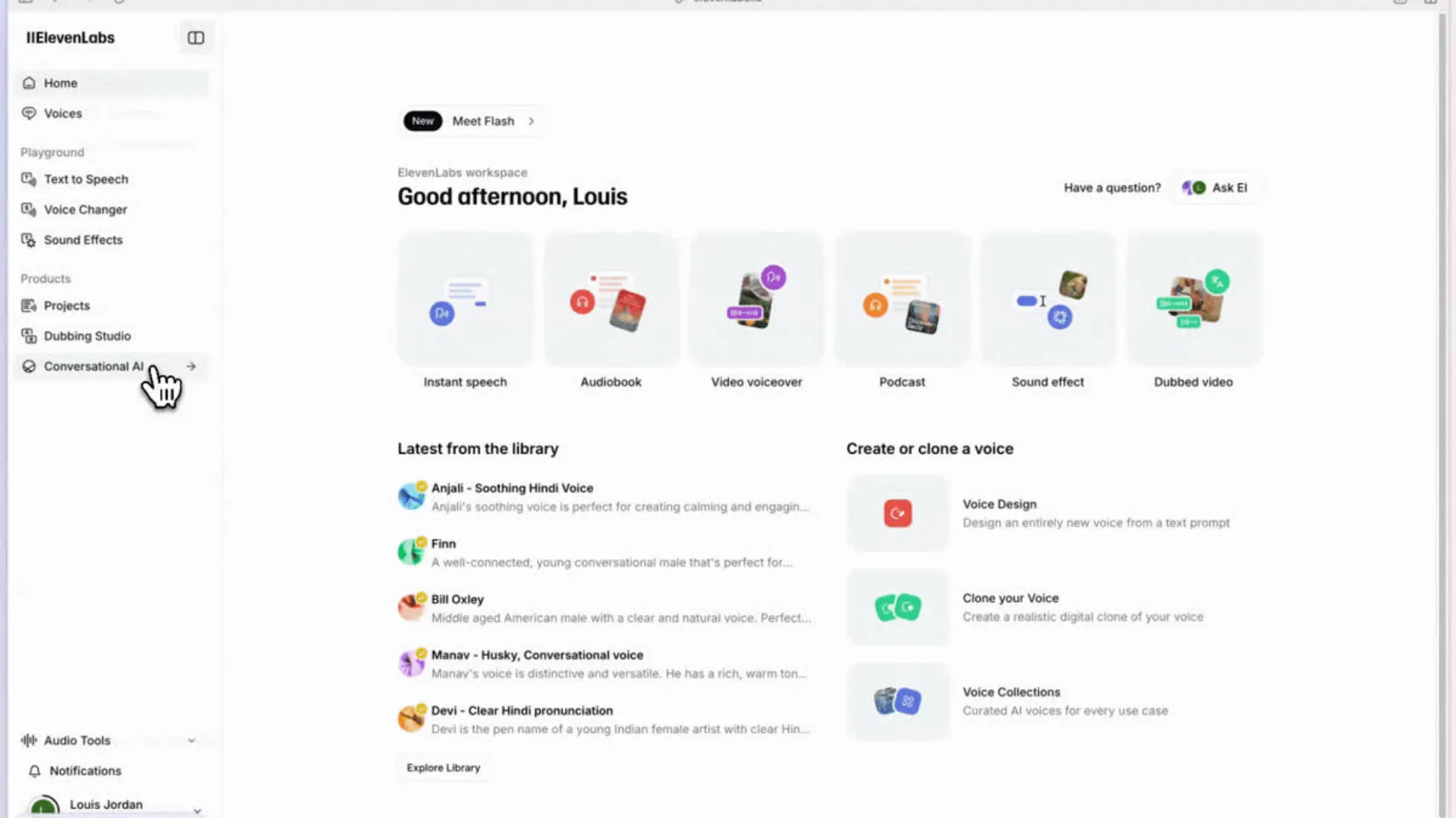 ElevenLabs Screenshot 1