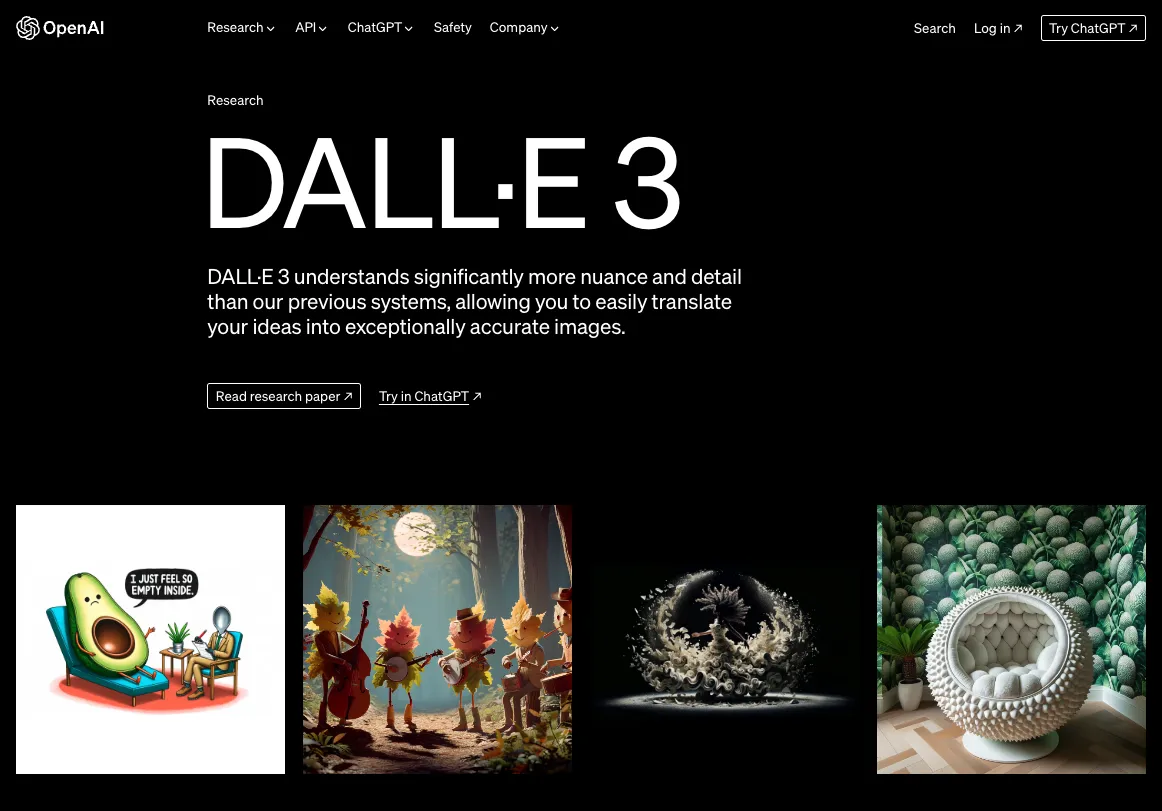 DALL-E 3 Screenshot 1